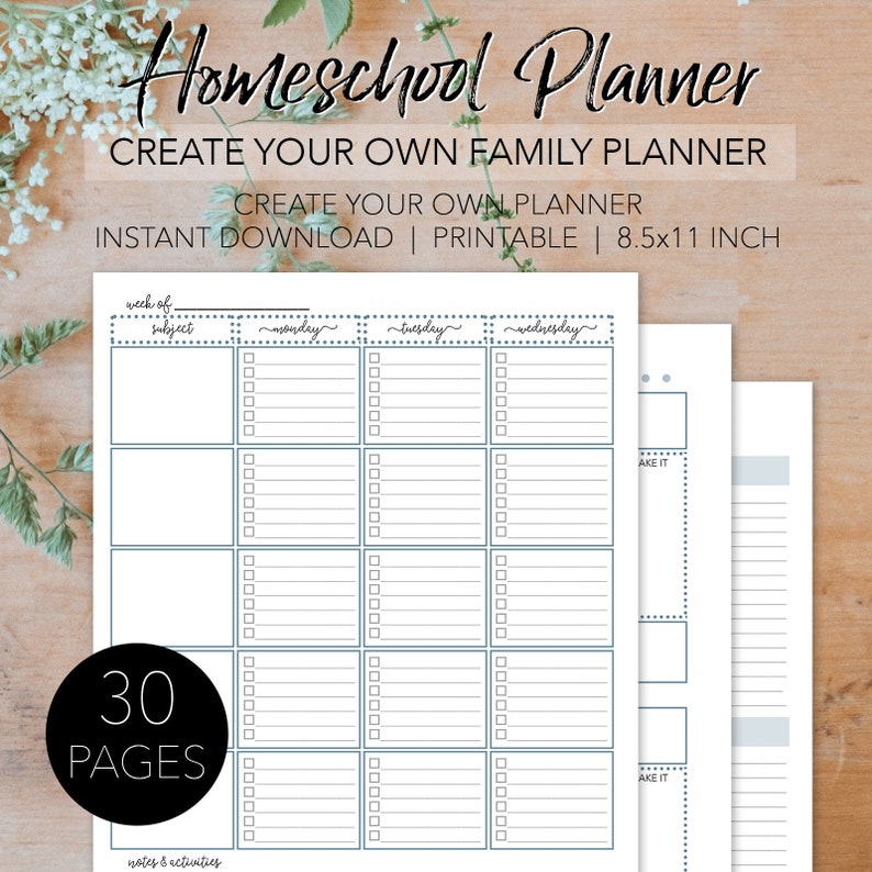 Ultimate Homeschool Planner To Create Now