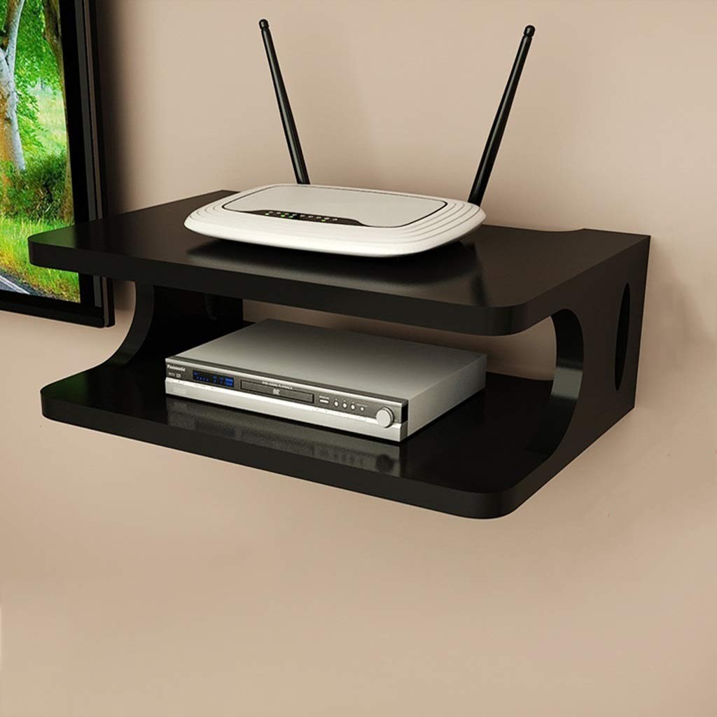 Wall Mounted Shelves Wooden Wifi Router Holder Woodgoods Wall Mounted Shelves Wooden Wifi Router Holder Woodgoods