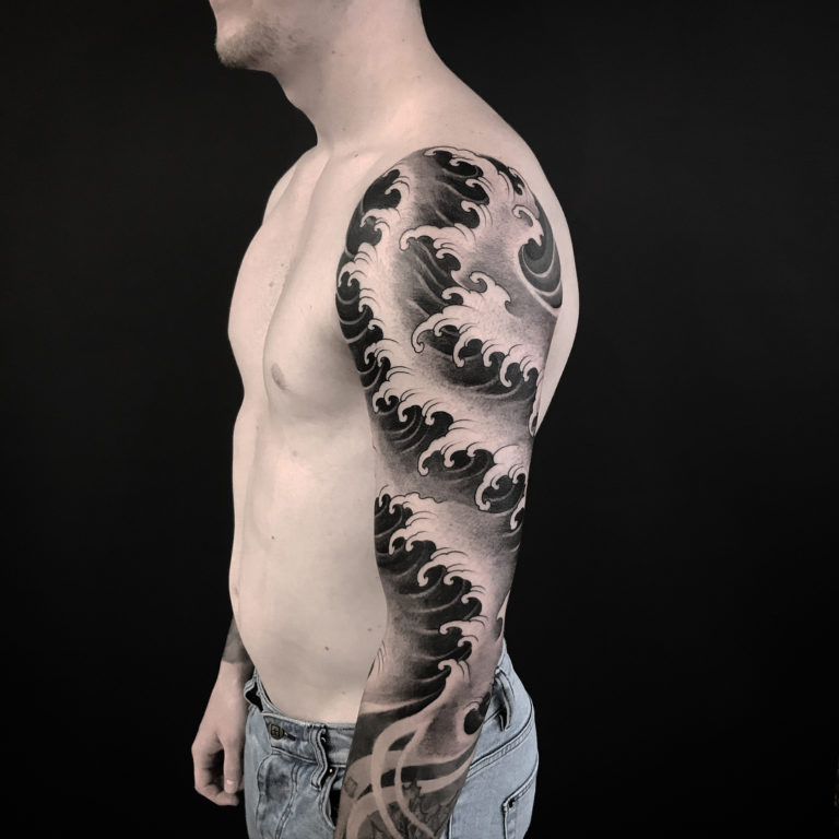 Waves Tattoo Designs